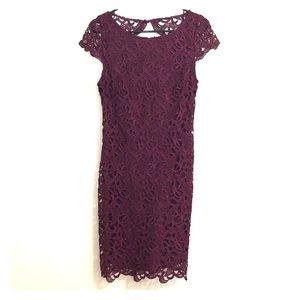 Burgundy Alice&Olivia cocktail dress